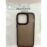 İphone 14 Pro Şeffaf Siyah Kılıf