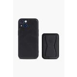 IPHONE 14 PRO SİYAH STANDLI KILIF + KARTLIK