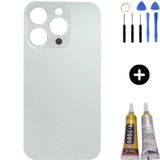 İphone 14 Pro Uyumlu Arka Pil Batarya Kapak Beyaz + Montaj Kiti