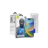 iPhone 14 Pro Uyumlu Uygulama Aparatlı 9 Mohs%99.99 Orijinal Safir Ekran Koruyucu