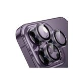 İphone 14 Pro/14 Pro Max Hd Lens Koruyucu Mor Çerçeveli