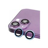 iPhone 15 / iPhone 15 Plus Newface Raze Metal Kamera Lens Koruyucu | Tempered Cam 3D HD | AF Yansıma Önleyici + AR Parmak İzi Önleyici (Mavi)