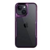 iPhone 15 Kılıf Boyi Silikon Kapak - Derin Mor-(5796)