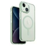 İphone 15 Kılıf Combat Serisi Üç Katmanlı Magsafe Özellikli (Magclick™) Koruyucu Kılıf Mint Green