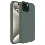 İphone 15 Kılıf First Silikon - Koyu Yeşil