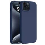 İphone 15 Kılıf First Silikon - Lacivert