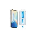 iPhone 15 Plus Applicator Serisi 2.5D Eyesafe Özellikli Safir 0.33mm Ekran Koruyucu