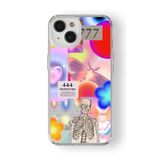 iPhone 15 Plus ile Uyumlu 444 Protection Tasarım Baskılı Şeffaf Kılıf