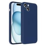 iPhone 15 Plus İle Uyumlu Kılıf Kamera Korumalı Kartlık Hazneli Vitra Kapak Lacivert