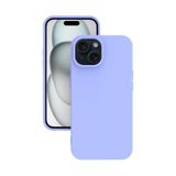 iPhone 15 Plus İle Uyumlu Kılıf Kamera Korumalı Silikon Ruber Arka Kapak Lila