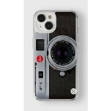 Iphone 15 Plus ile Uyumlu Leica Kamera 4 Tasarım Baskılı Şeffaf Kılıf
