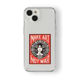iPhone 15 Plus ile Uyumlu Make Art Tasarım Baskılı Şeffaf Kılıf