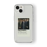 iPhone 15 Plus ile Uyumlu Peaky Blinders Poster Tasarım Baskılı Şeffaf Kılıf