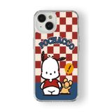 iPhone 15 Plus ile Uyumlu Pochacco Tasarım Baskılı Şeffaf Kılıf