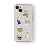 iPhone 15 Plus ile Uyumlu Soo Cute Tasarım Baskılı Şeffaf Kılıf