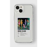 Iphone 15 Plus ile Uyumlu Winx Club Minimalist Poster Tasarım Baskılı Şeffaf Kılıf