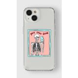 Iphone 15 Plus ile Uyumlu You Look Good Tasarım Baskılı Şeffaf Kılıf