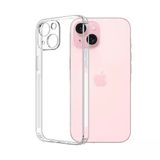İphone 15 Plus Kılıf Kamera Korumalı Silikon Şeffaf Arka Kapak