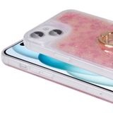 iPhone 15 Plus Kılıf Milce Simli Pullu Yüzüklü Kılıf