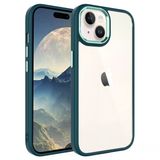 İphone 15 Plus Kılıf Renkli Silikon Kenarlı Krom Kapak
