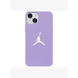 iPhone 15 Plus Lila Lansman Renkli Silikon Premium Basketbol Kılıf