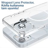 İphone 15 Plus Mavi Kamera Lens Koruyucu Kolay Uygulama Aparatlı