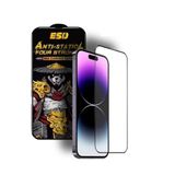 İphone 15 PLUS Uyumlu 9H Full Anti-Static 9H Full Glass Ekran Koruyucu SAFİR CAM HD