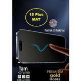 Iphone 15 Plus Uyumlu Mat Ekran Koruyucu Seramik Nano Tam Kaplar