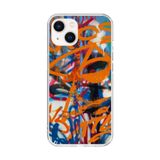 iPhone 15 Plus Uyumlu Şeffaf Kılıf Graffiti 2 Tasarımlı