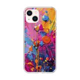 iPhone 15 Plus Uyumlu Şeffaf Kılıf Graffiti 3 Tasarımlı