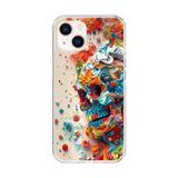 iPhone 15 Plus Uyumlu Şeffaf Kılıf Graffiti 5 Tasarımlı