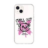 iPhone 15 Plus Uyumlu Şeffaf Kılıf Graffiti 6 Tasarımlı