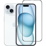 Iphone 15 Plus Uyumlu Tam Kaplayan Darbeye Dayanıklı Kırılmaz Cam Seramik Ekran Koruyucu - Şeffaf - İphone 15 Plus