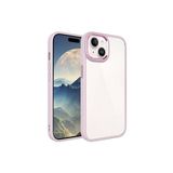 İphone 15 Plus Uyumlu Zore Krom Kılıf-Pembe Açık
