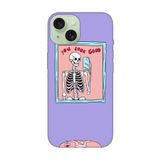 iPhone 15 Plus You Look Good İskelet Lila Telefon Kılıfı