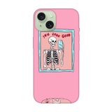 iPhone 15 Plus You Look Good İskelet Pembe Telefon Kılıfı