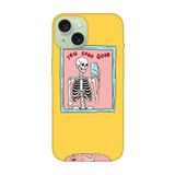 iPhone 15 Plus You Look Good İskelet Sarı Telefon Kılıfı