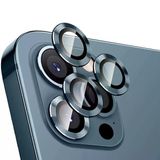 İphone 15 Pro / 15 Pro Max İle Uyumlu Mercek Lens Kamera Koruyucu Mavi Titanyum