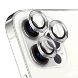 İphone 15 Pro / 15 Pro Max İle Uyumlu Mercek Lens Kamera Koruyucu Silver