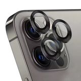 İphone 15 Pro / 15 Pro Max İle Uyumlu Mercek Lens Kamera Koruyucu Siyah Titanium