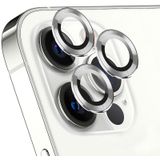 İphone 15 Pro / 15 Pro Max Mercek Lens Kamera Koruyucu Silver