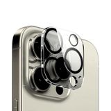 iPhone 15 Pro-15 Pro Max Uyumlu 3D Kamera Camı Lens Koruyucu Glass Şeffaf Night DELUX version-AL3403