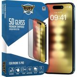 Iphone 15 Pro Ile Uyumlu 5D Glass Ekran Koruyucu, Bf5P5D, Şeffaf