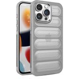 iPhone 15 Pro Kılıf Airmax Silikon Kapak - Titan Gri-(5796)