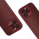İphone 15 Pro Kılıf Freya Lazer Lens Kamera Çerçeveli Silikon Kapak