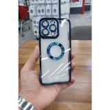 iPhone 15 Pro Kılıf Köşeleri Renkli Şeffaf Kamera Korumalı Silikon Luxury Kapak