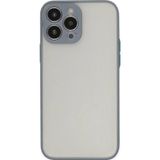 iPhone 15 Pro Kılıf Montreal Silikon Kapak - Gri