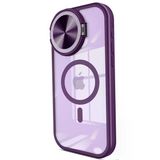 iPhone 15 Pro Kılıf Teleskop Lens Magsafe Silikon Kapak - Derin Mor