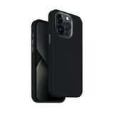 İphone 15 Pro Kılıf Uyumlu Lyden Serisi Deri Kaplama Magsafe Özellikli (Magclick™) Premium Kapak Black