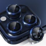 iPhone 15 Pro Max İle Uyumlu ve iPhone 15 Pro Safir Kamera Lens Koruyucu uygulama aparatlı mavi